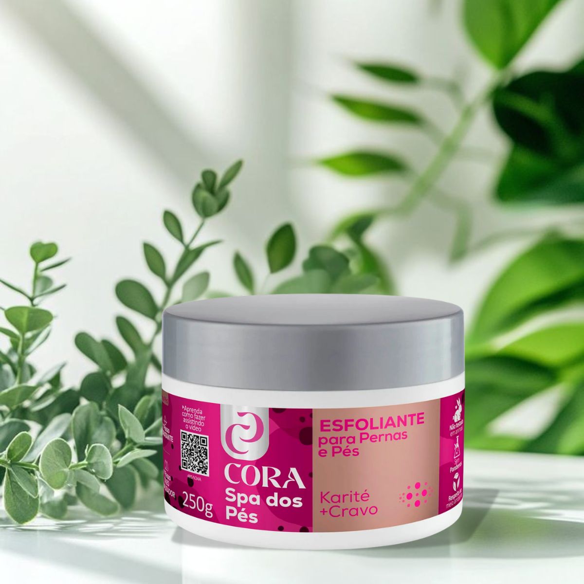 ESFOLIANTE SPA DOS PÉS KARITÉ +CRAVO CORA 250G