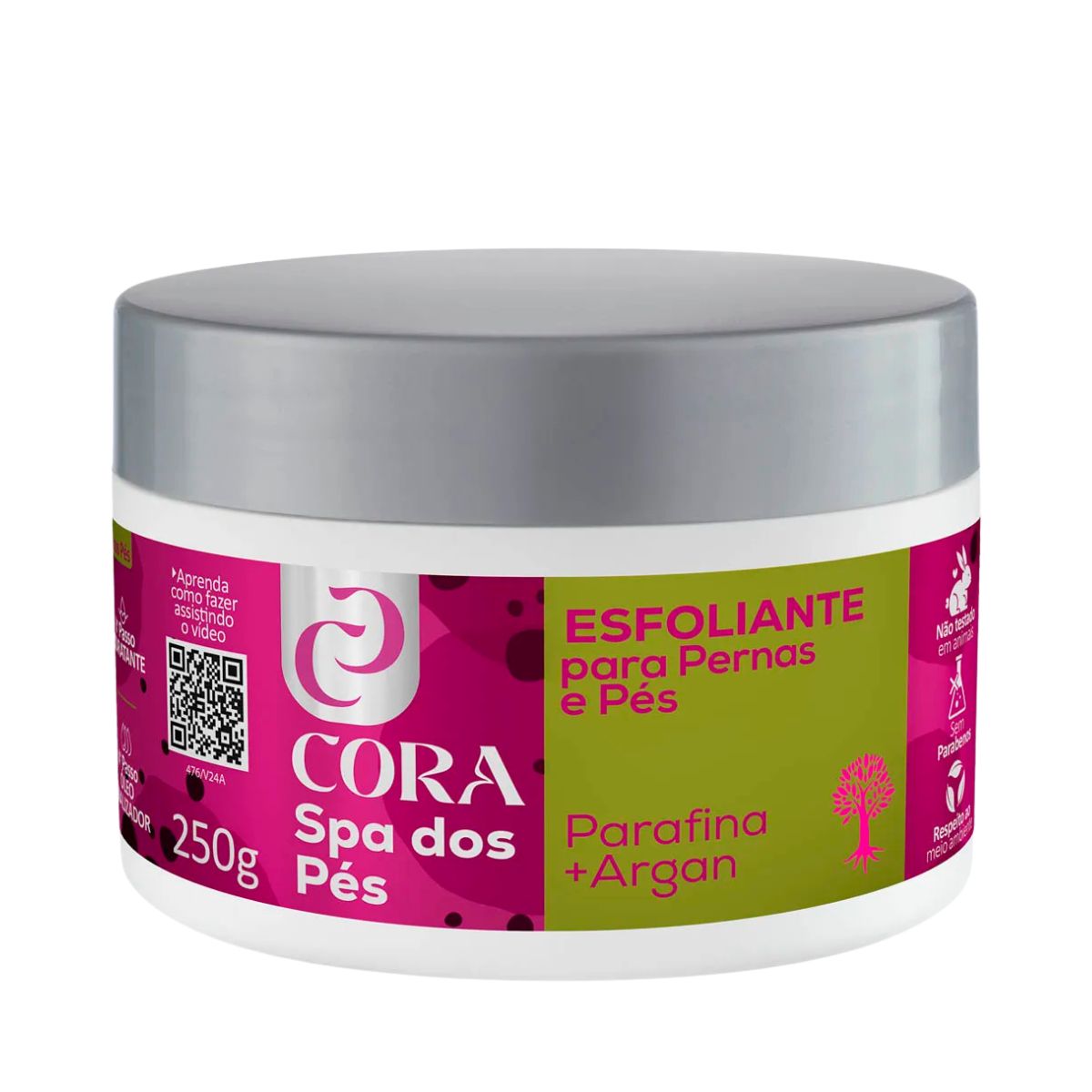 ESFOLIANTE SPA DOS PÉS PARAFINA +ARGAN CORA 250G