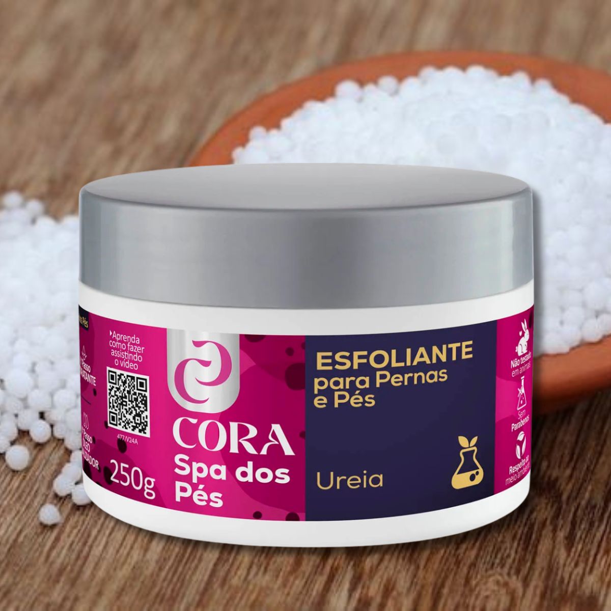 ESFOLIANTE SPA DOS PÉS UREIA CORA 250G