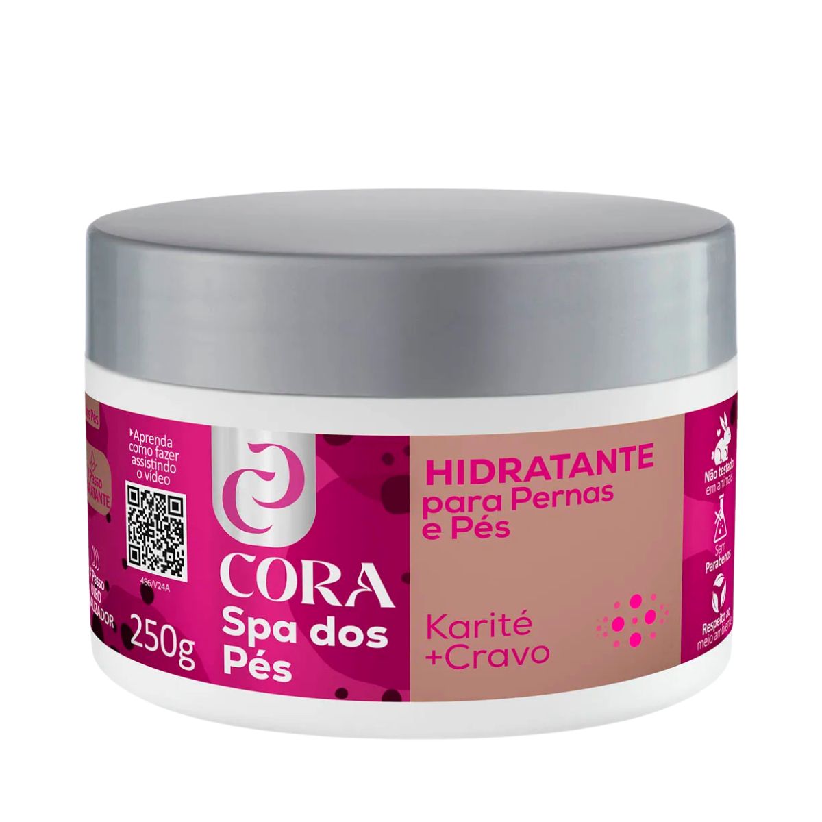 HIDRATANTE SPA DOS PÉS KARITÉ +CRAVO CORA 250G