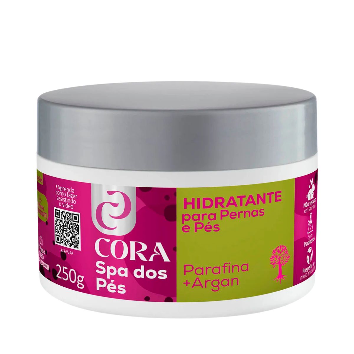 HIDRATANTE SPA DOS PÉS PARAFINA +ARGAN CORA 250G