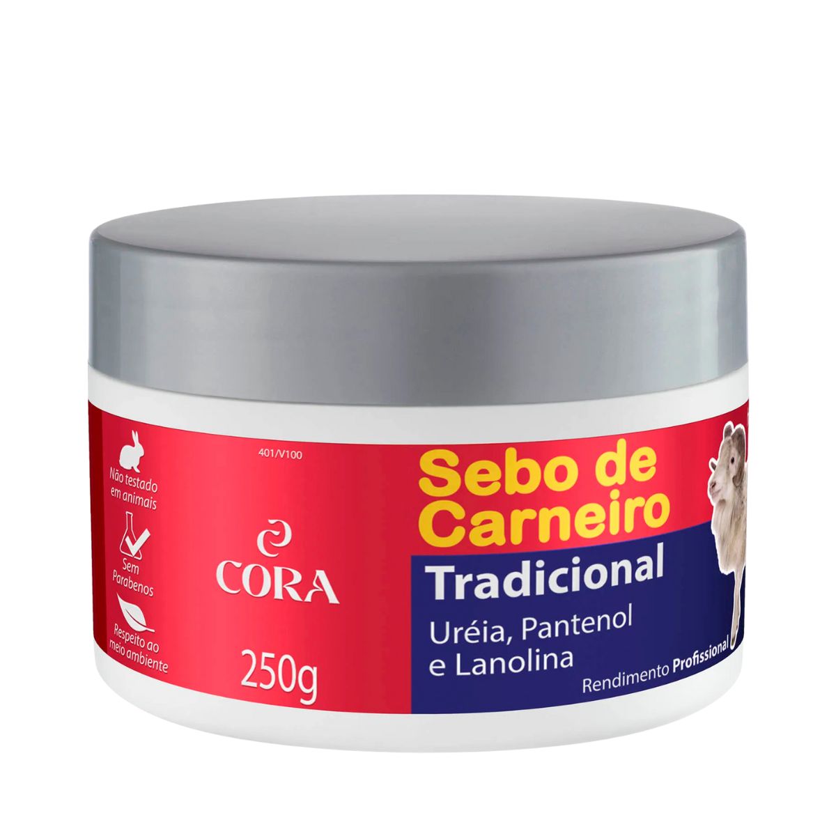 HIDRATANTE SEBO DE CARNEIRO TRADICIONAL CORA 250G