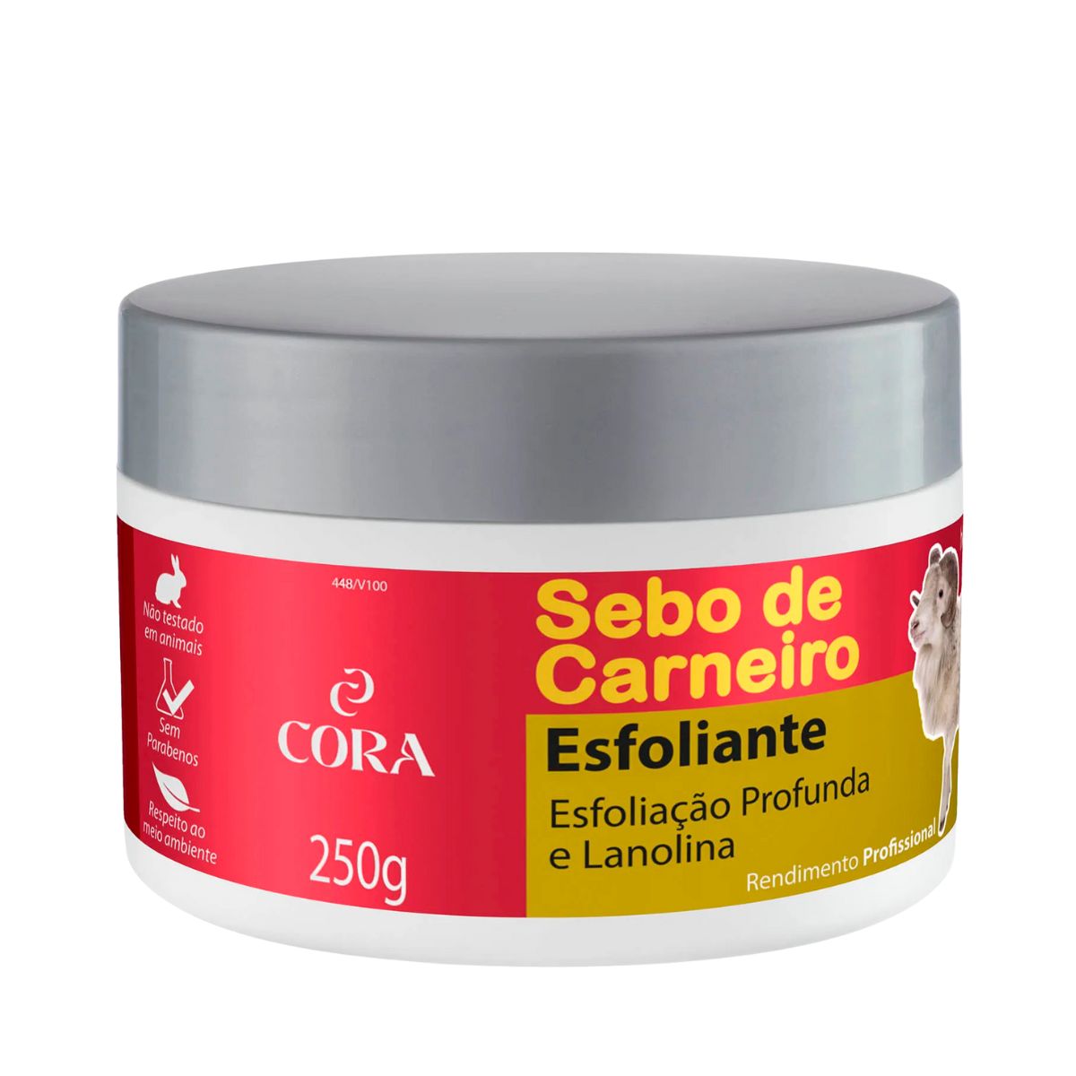 ESFOLIANTE SEBO DE CARNEIRO CORA 250G