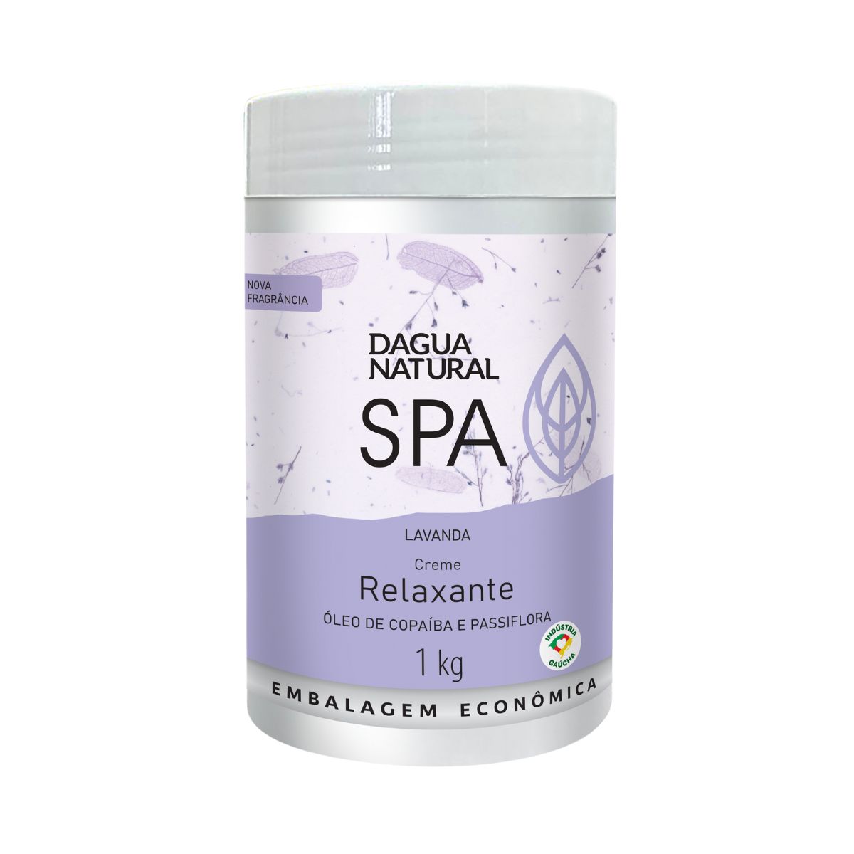 CREME RELAXANTE SPA LAVANDA DAGUA NATURAL 1KG