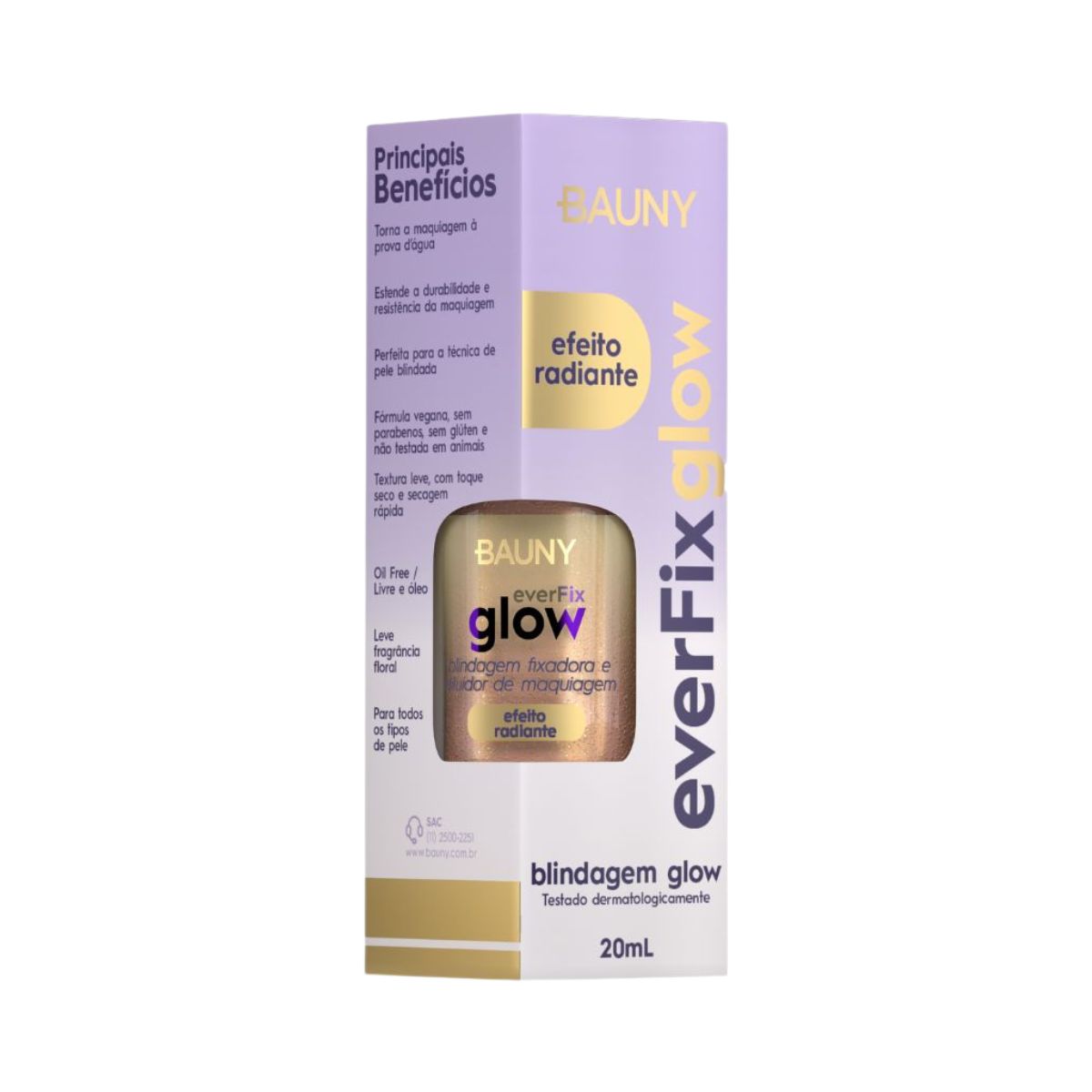 BLINDAGEM EVERFIX GLOW BAUNY 20ML