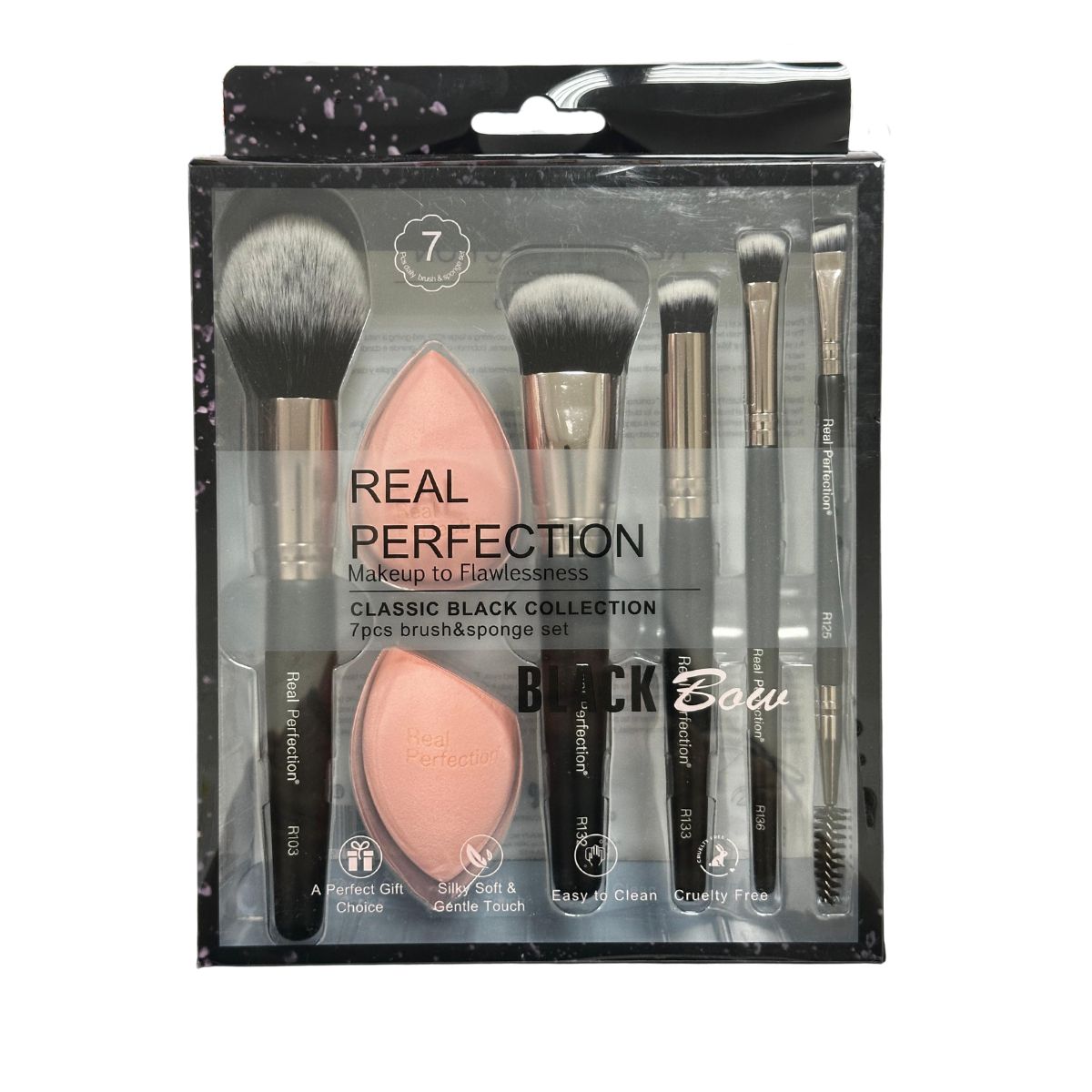 KIT REAL PERFECTION 5 PINCEIS+2ESPONJAS R°2006