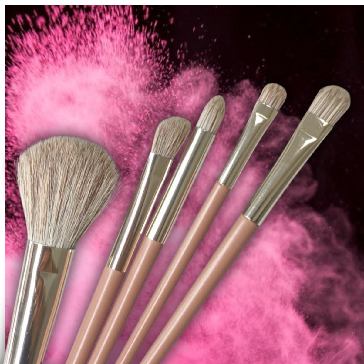 KIT DAFU PINCEL MAQUIAGEM C/5 DF110-PC0902-02