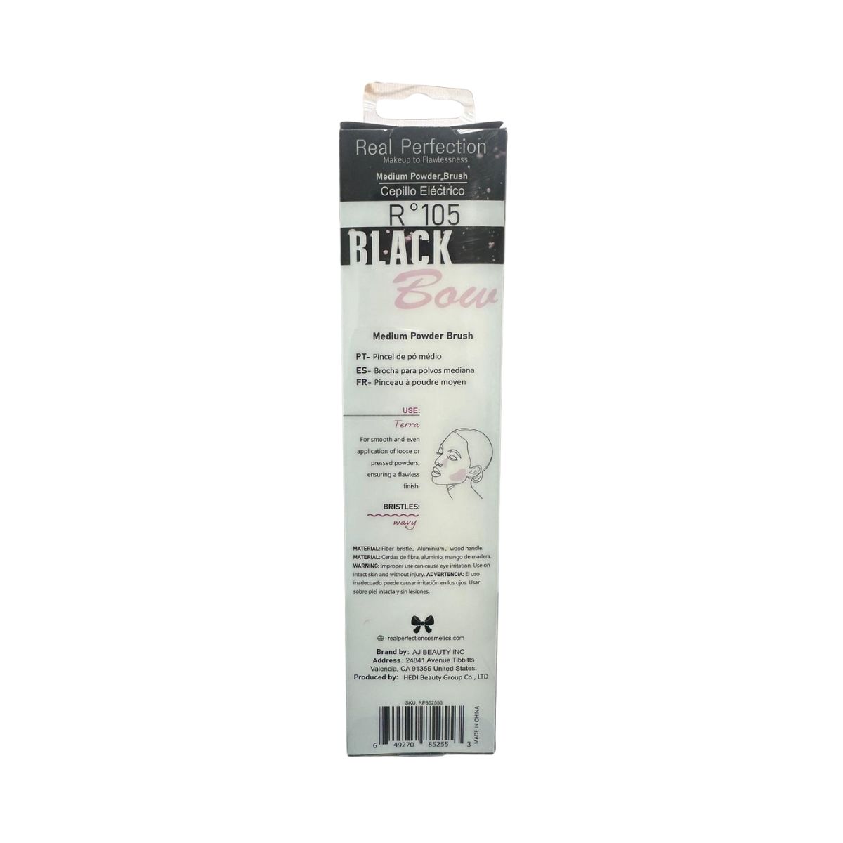 PINCEL FACIAL REAL PERFECTION PARA PÓ R105