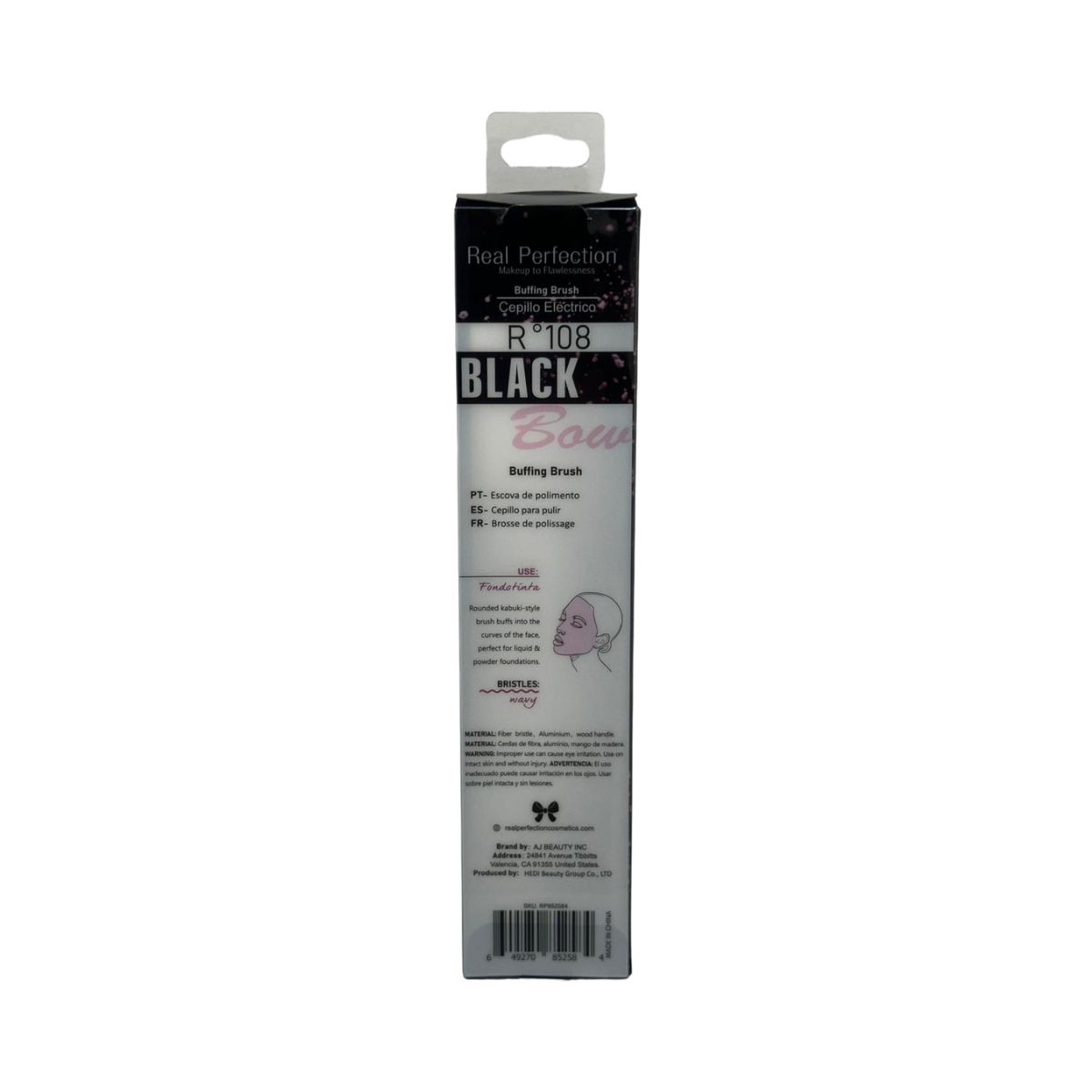 PINCEL FACIAL REAL PERFECTION ESCOVA DE POLIMENTO R108