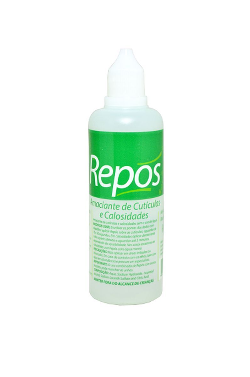 KIT RÉPOS AMACIANTE LÍQUIDO DE CUTÍCULAS E CALOSIDADES 120ML + CREME REMOVEDOR C