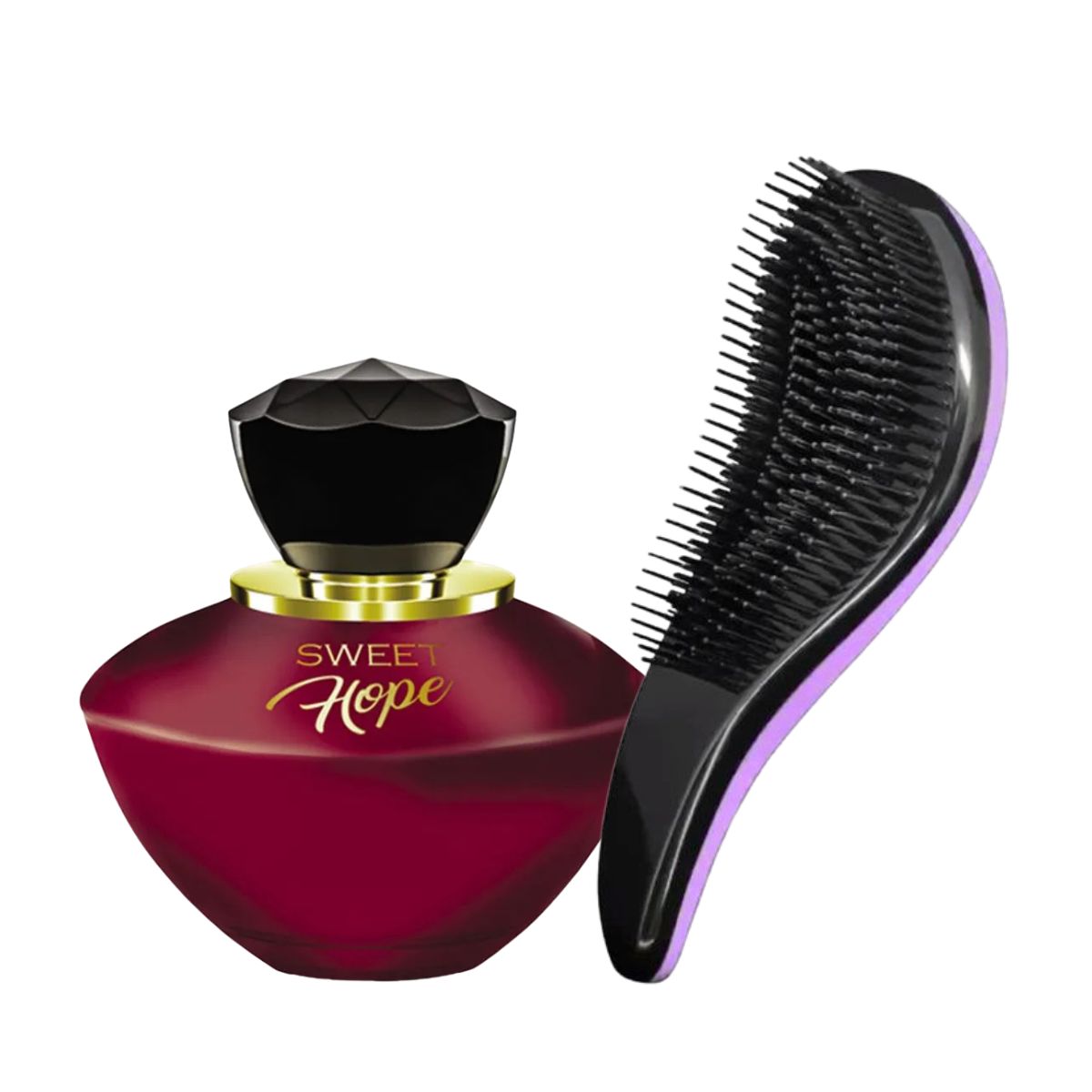 KIT LA RIVE PERFUME EDP FEMININO SWEET HOPE 90ML + ESCOVA MÁGICA ANTI FRIZZ