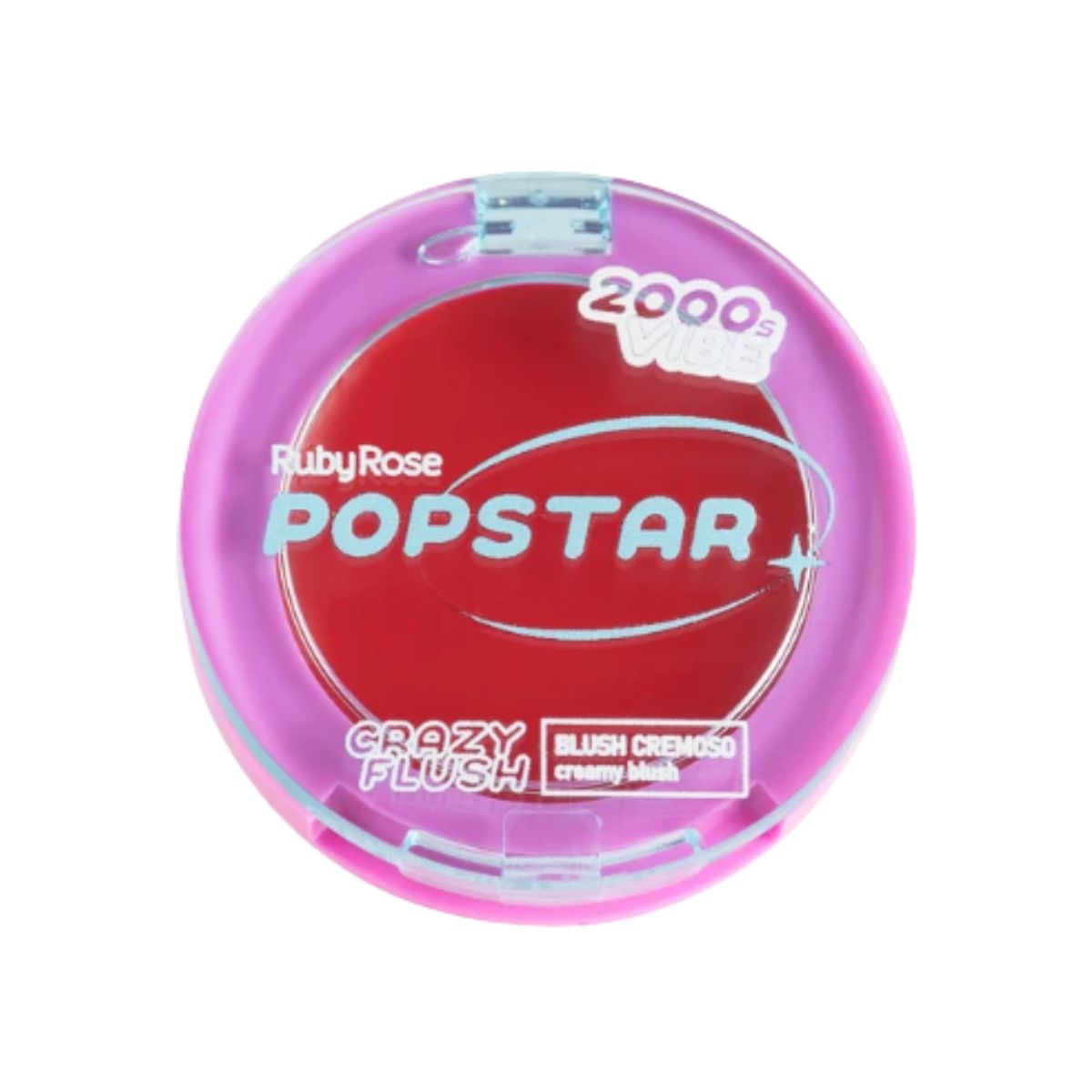 BLUSH CREMOSO RUBY ROSE POPSTAR CRAZY FLUSH EGO 4,3G