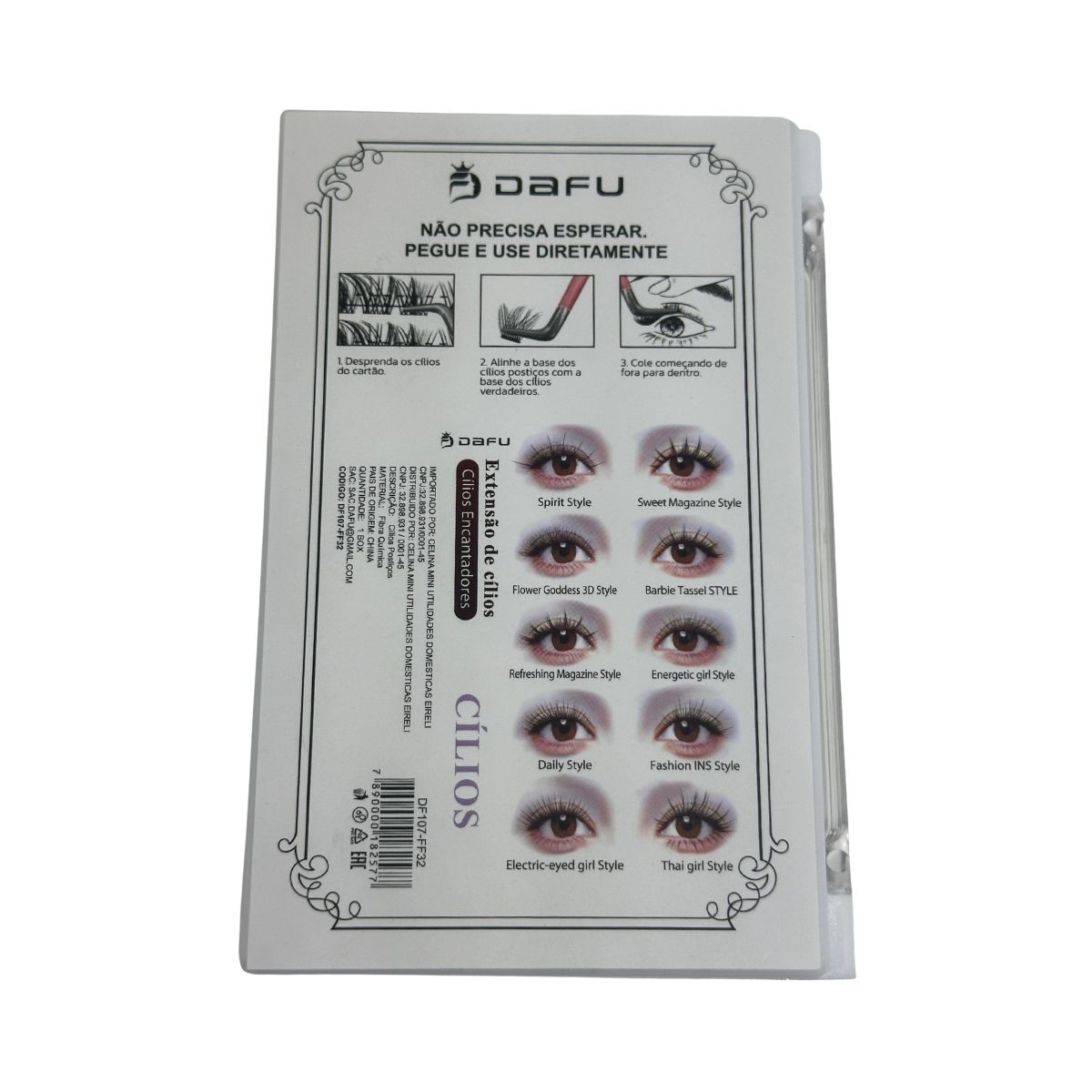 EXTENSAO CILIOS DAFU 0.07-D 10-14MIX DF107-FF32