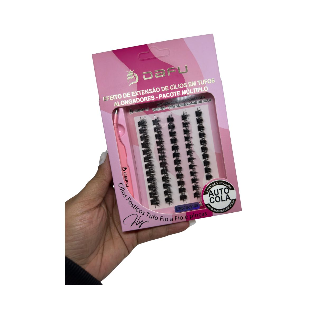 KIT EXTENSAO CILIOS DAFU CERVO 0.07-D9-14MIX DF107-FF42