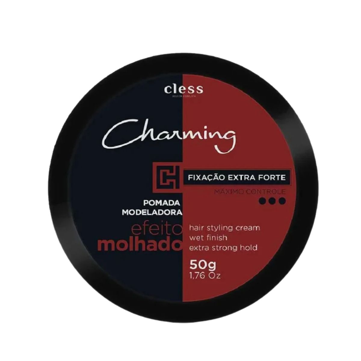 PASTA CAPILAR MODERADA EXTRAFORTE EFEITO MOLHADO CHARMING 50G
