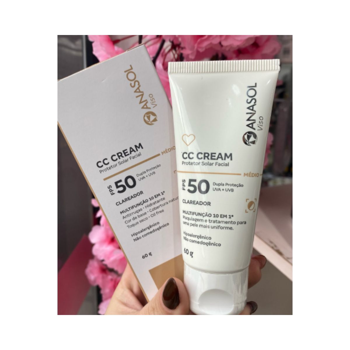 CC CREAM FPS5O MÉDIO ANASOL 60G