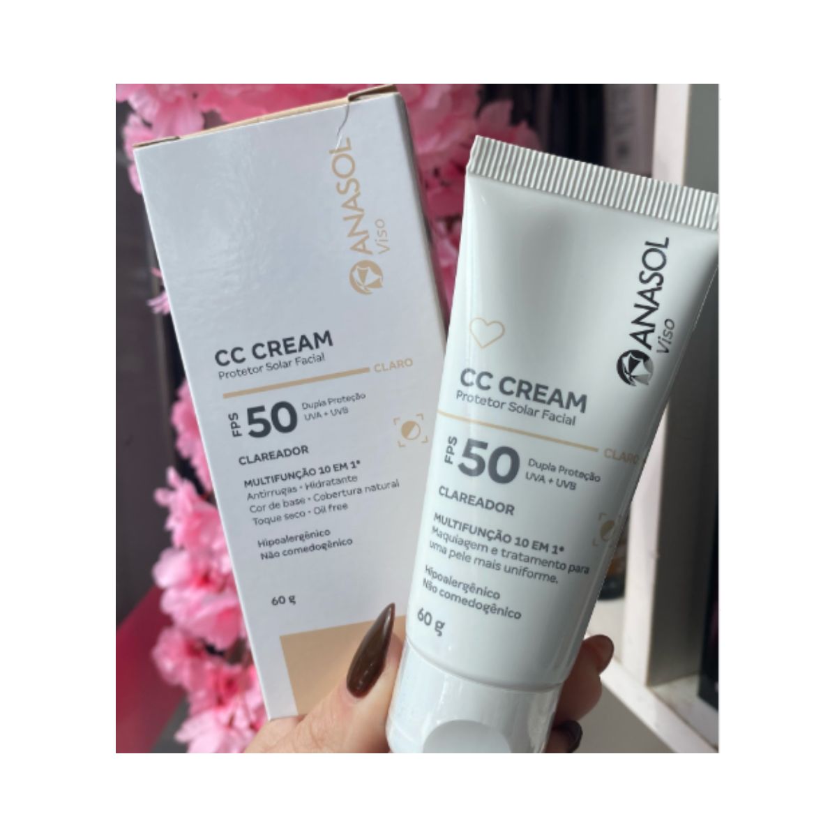 CC CREAM FPS5O CLARO ANASOL 60G