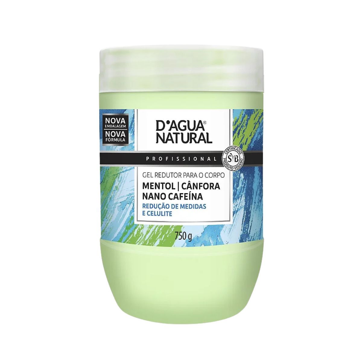 KIT DAGUA NATURAL GEL REDUTOR DE MEDIDAS PARA O CORPO MENTOL E CÂNFORA CAFEÍNA 7