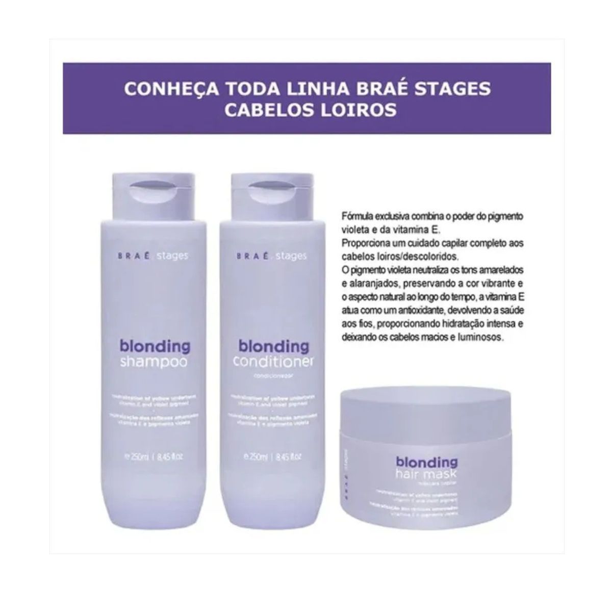 SHAMPOO STAGES LOIRO BRAÉ 250ML
