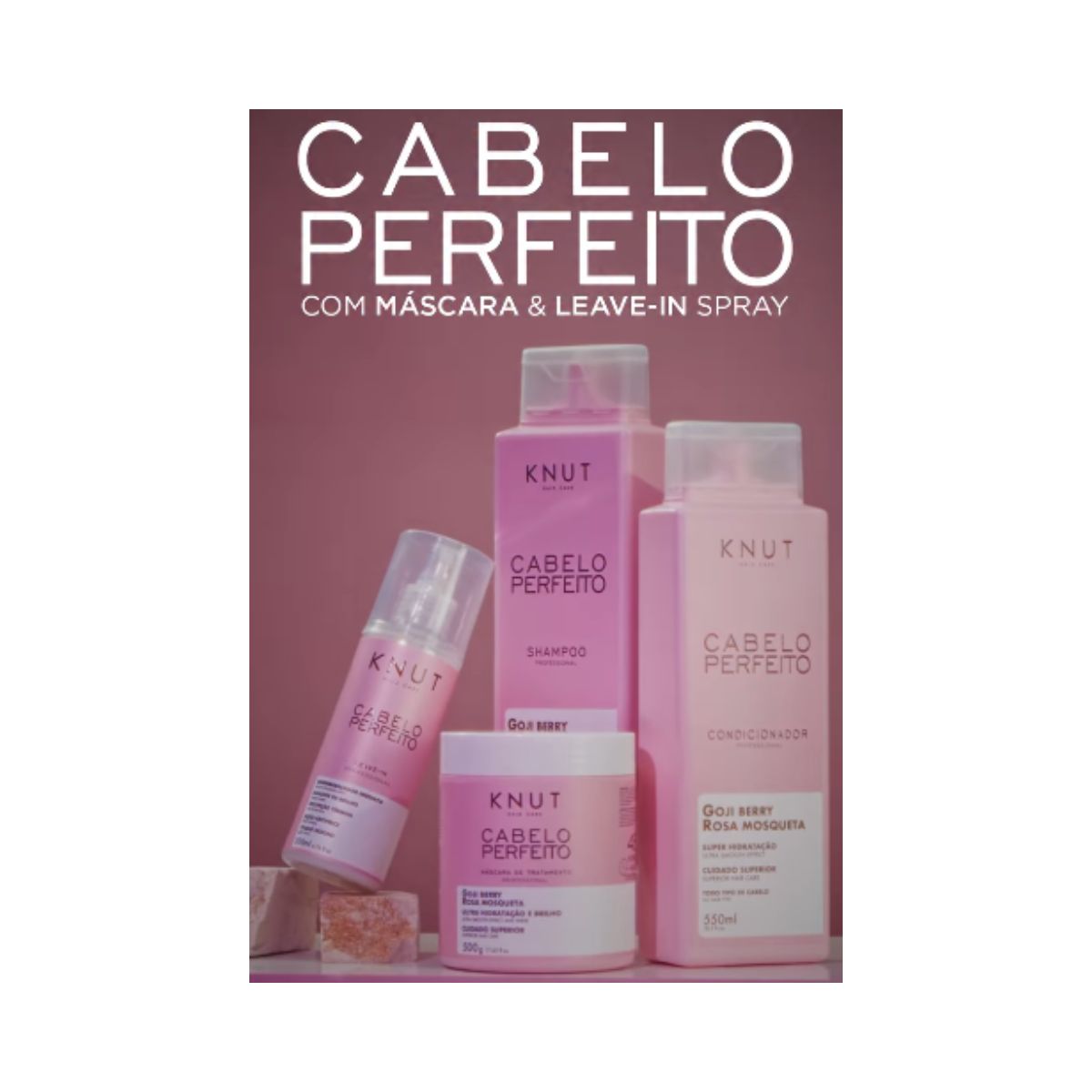 LEAVE-IN SPRAY CABELO PERFEITO KNUT 200ML
