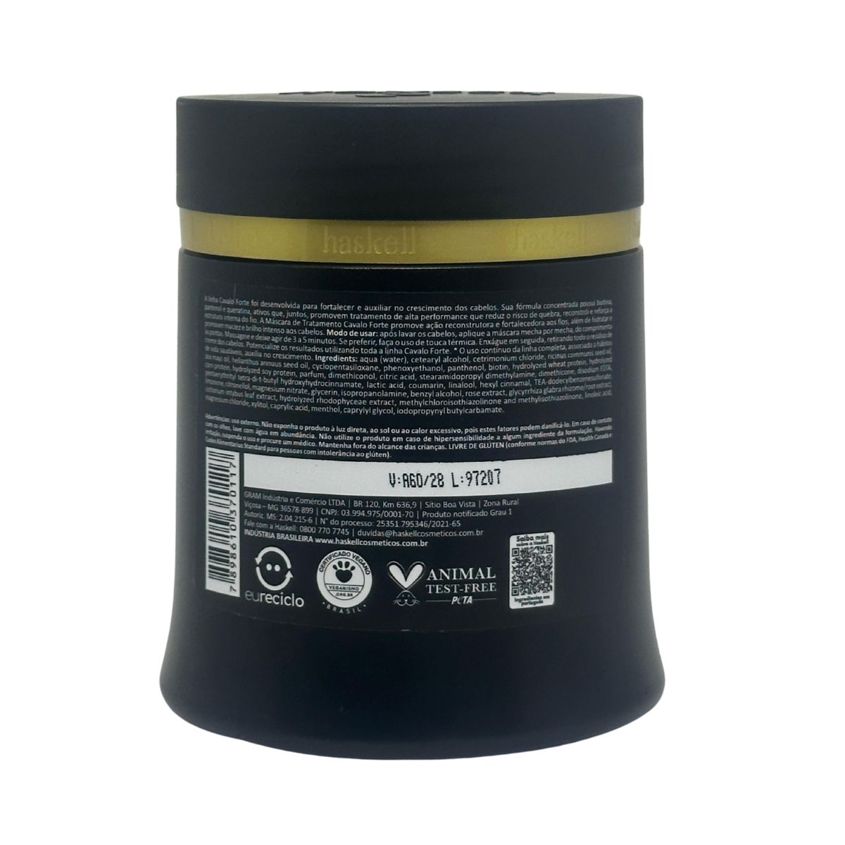 MASCARA CAVALO FORTE HASKELL 500GR