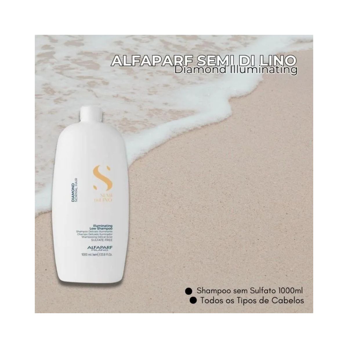 SHAMPOO SEMI DI LINO ILLUMINATING DIAMOND HAIR ALFAPARF 1L
