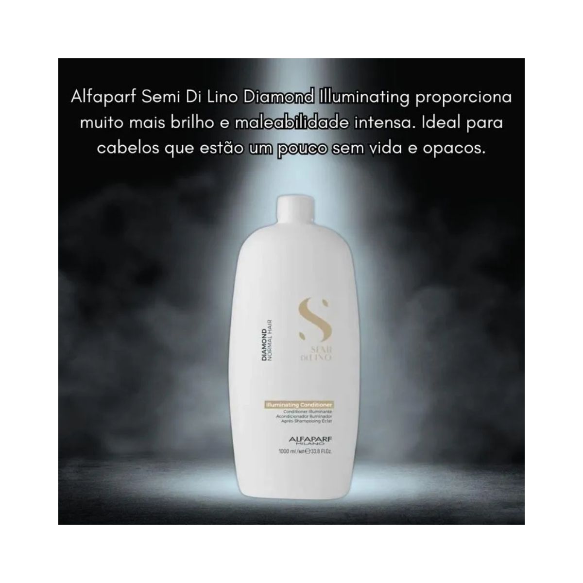 CONDICIONADOR SEMI DI LINO ILLUMINATING DIAMOND HAIR ALFAPARF 1L
