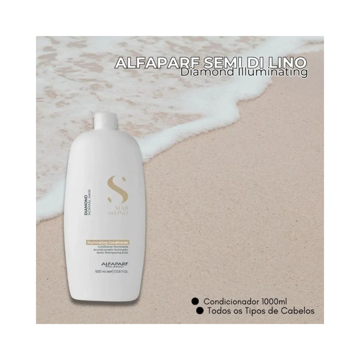 CONDICIONADOR SEMI DI LINO ILLUMINATING DIAMOND HAIR ALFAPARF 1L