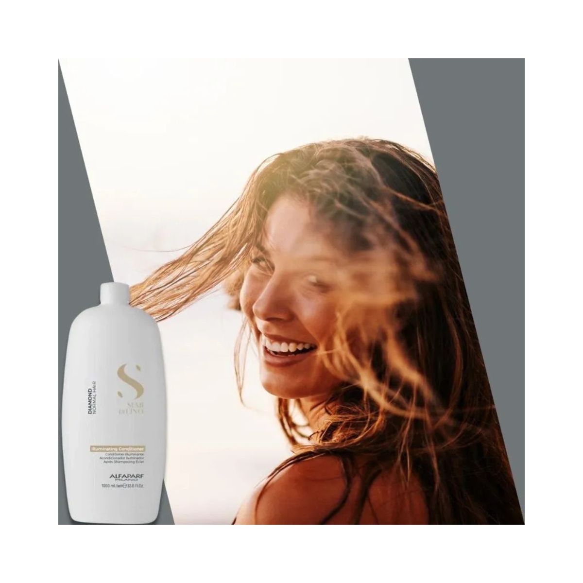 CONDICIONADOR SEMI DI LINO ILLUMINATING DIAMOND HAIR ALFAPARF 1L