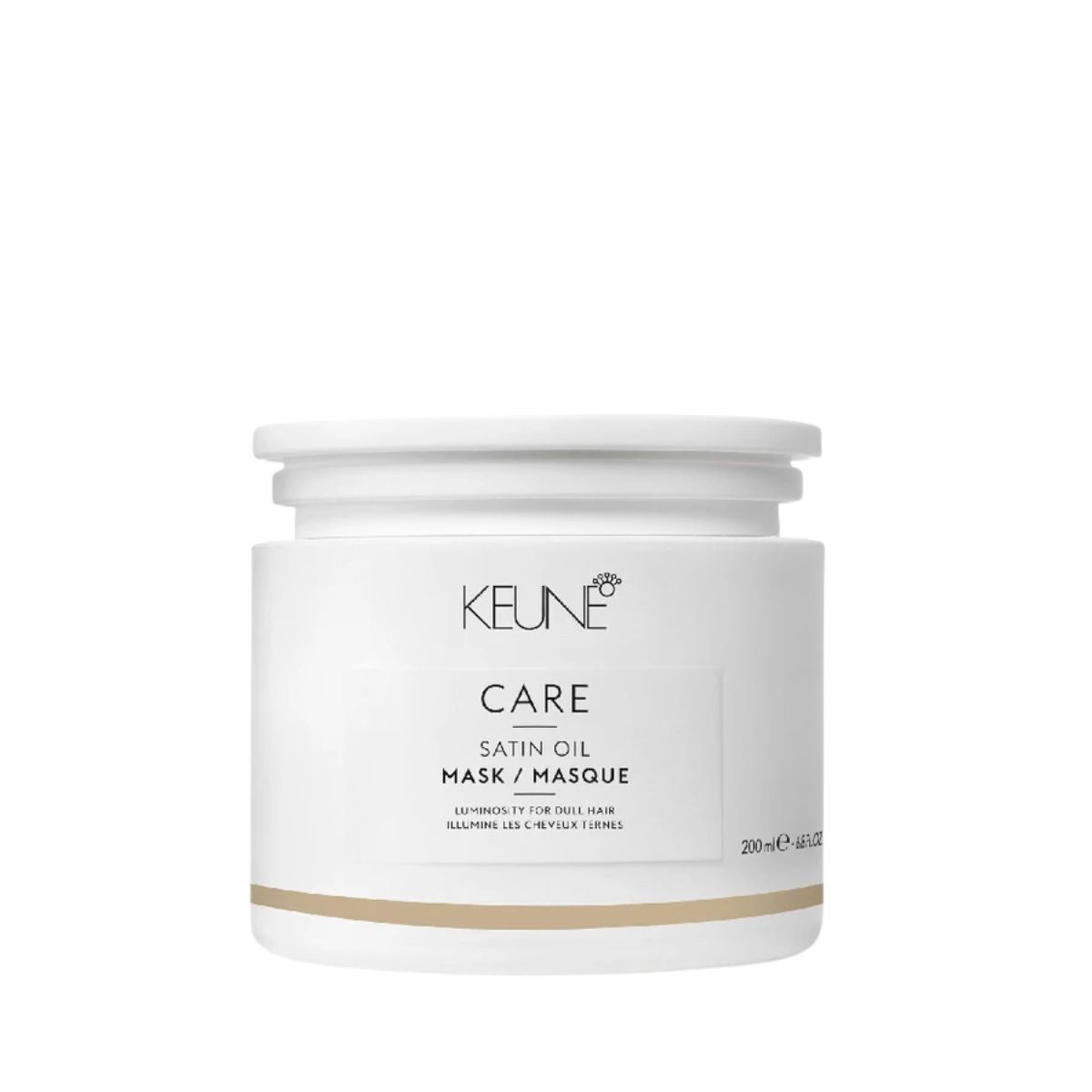 KIT KEUNE MÁSCARA CARE SATIN OIL 200ML + GRÁTIS SACHÊ SHAMPOO DERMA REGULATE 12M