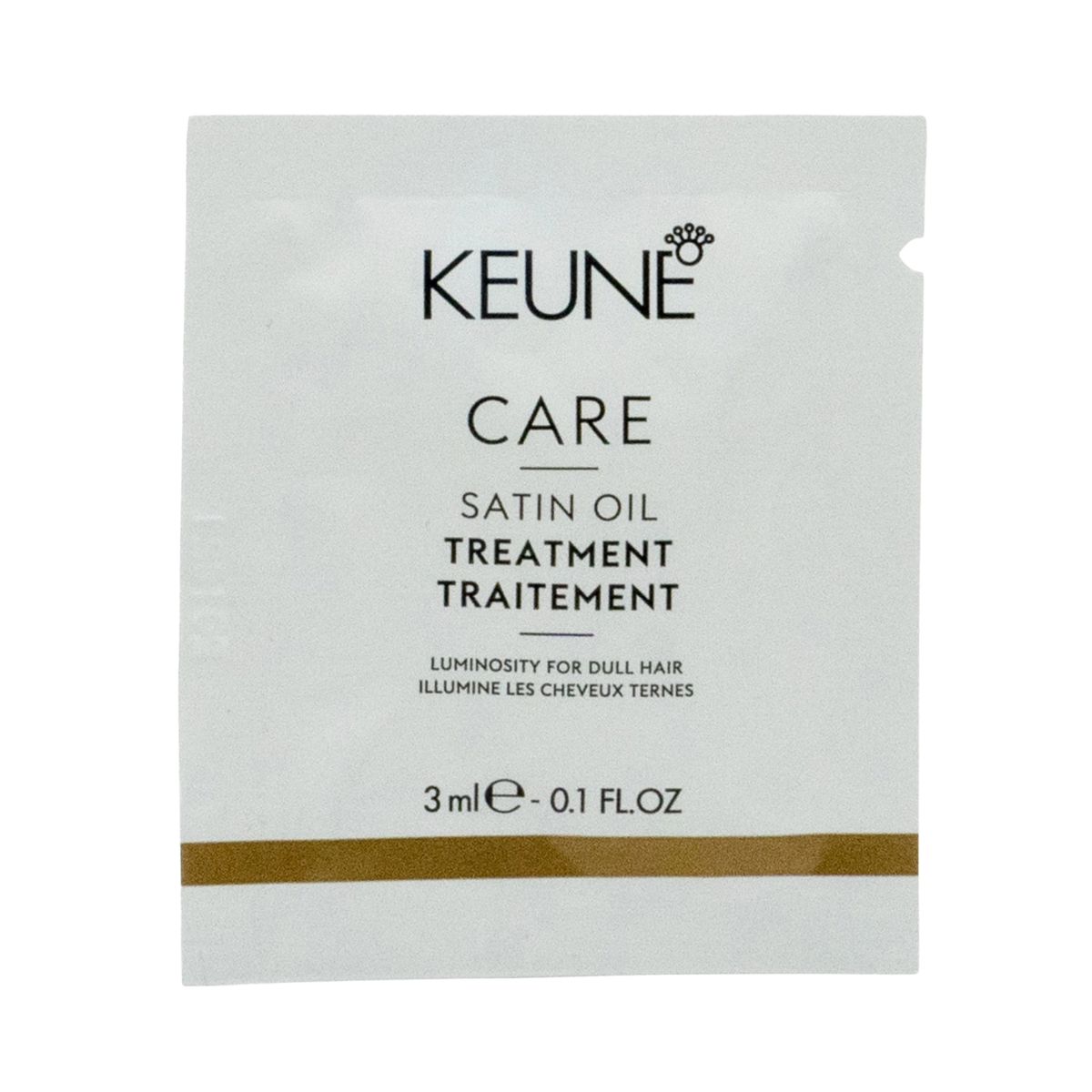KIT KEUNE SHAMPOO CARE SATIN OIL 300ML + GRÁTIS SACHÊ TREATMENT SATIN OIL 3ML
