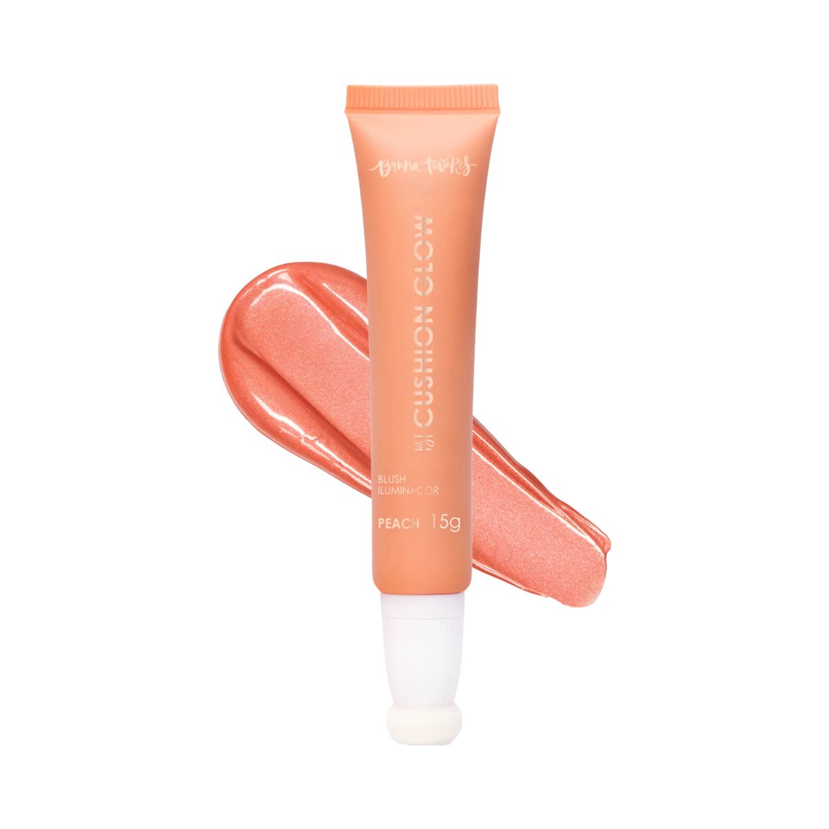 BLUSH ILUMINADOR PEACH CUSHION GLOW BRUNA TAVARES