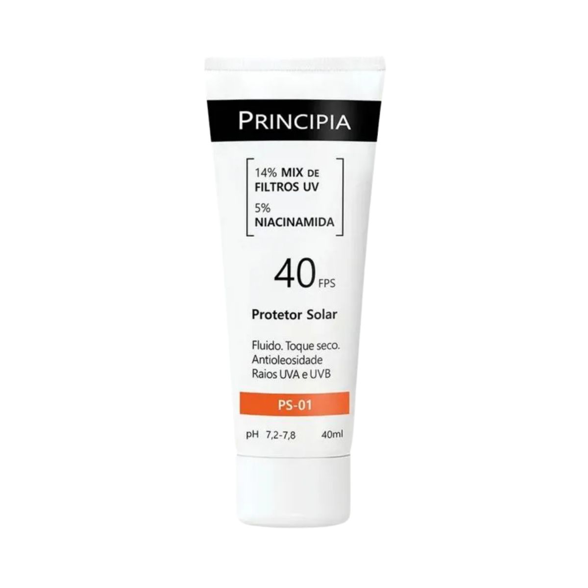 PROTETOR SOLAR FACIAL FPS40 PS-01 PRINCIPIA 40ML