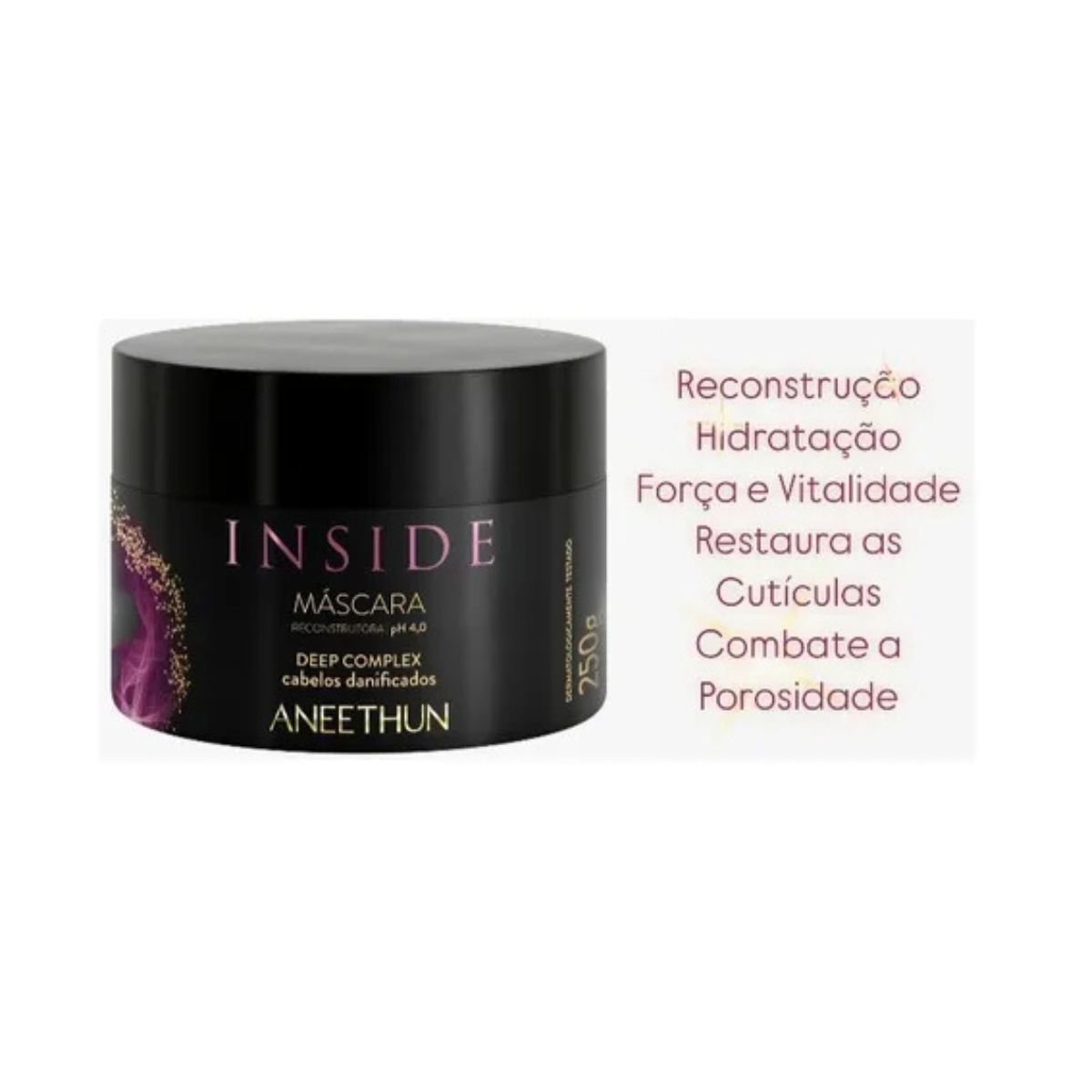 MASCARA INSIDE RECONSTRUTORA ANEETHUN 250G