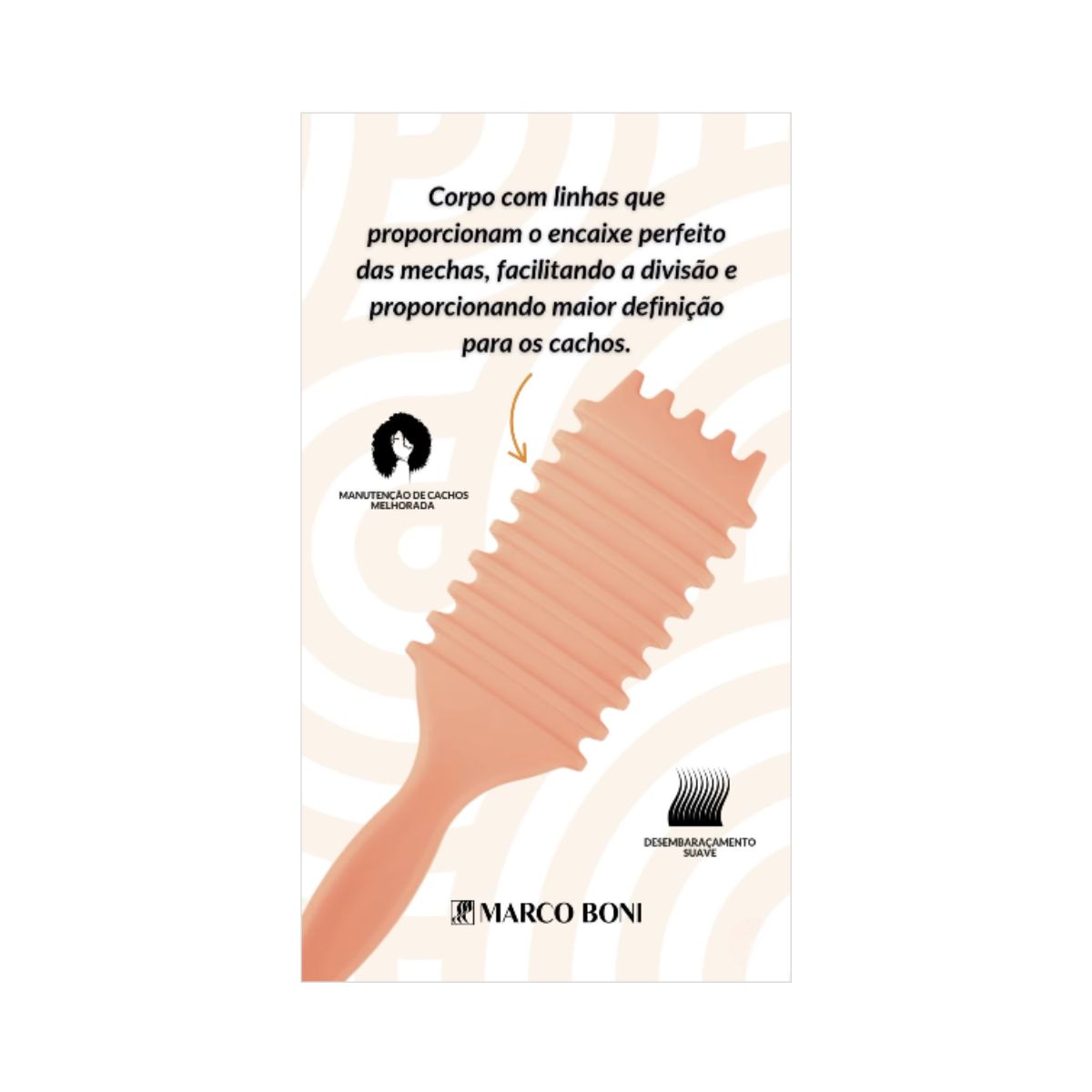 ESCOVA CURLY DEFINIDAORA CERDAS ÚNICAS MARCO BONI