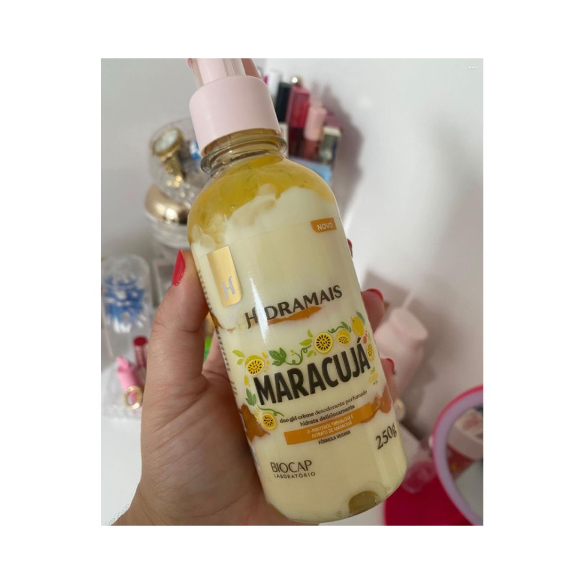 CREME HIDRATANTE DESODORANTE DUO GEL PERFUMADO MARACUJÁ 250G
