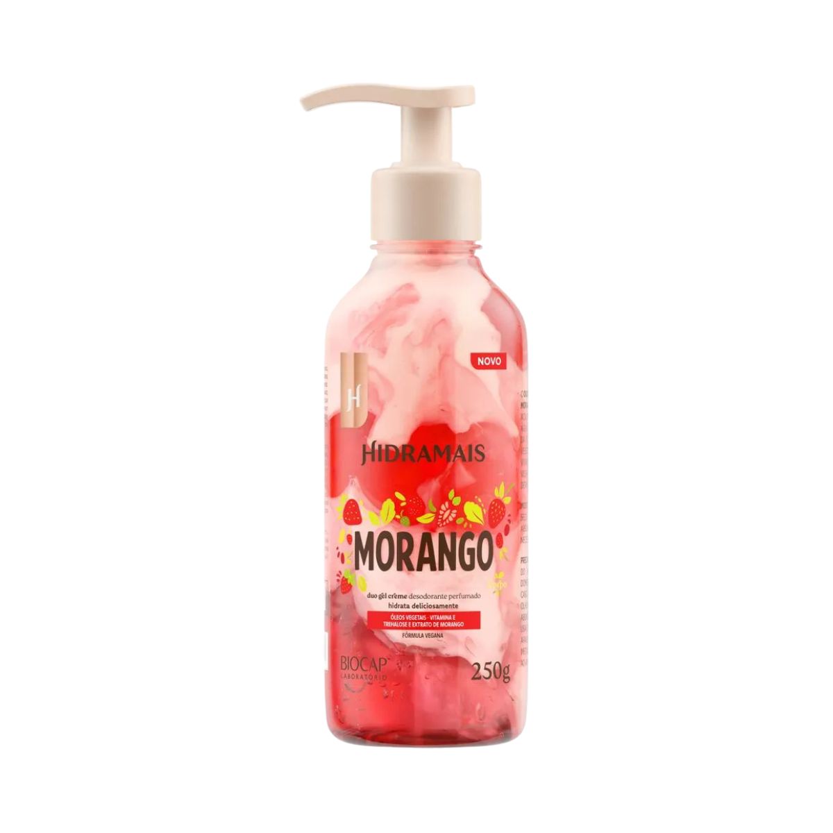 CREME HIDRATANTE DESODORANTE DUO GEL PERFUMADO MORANGO 250G