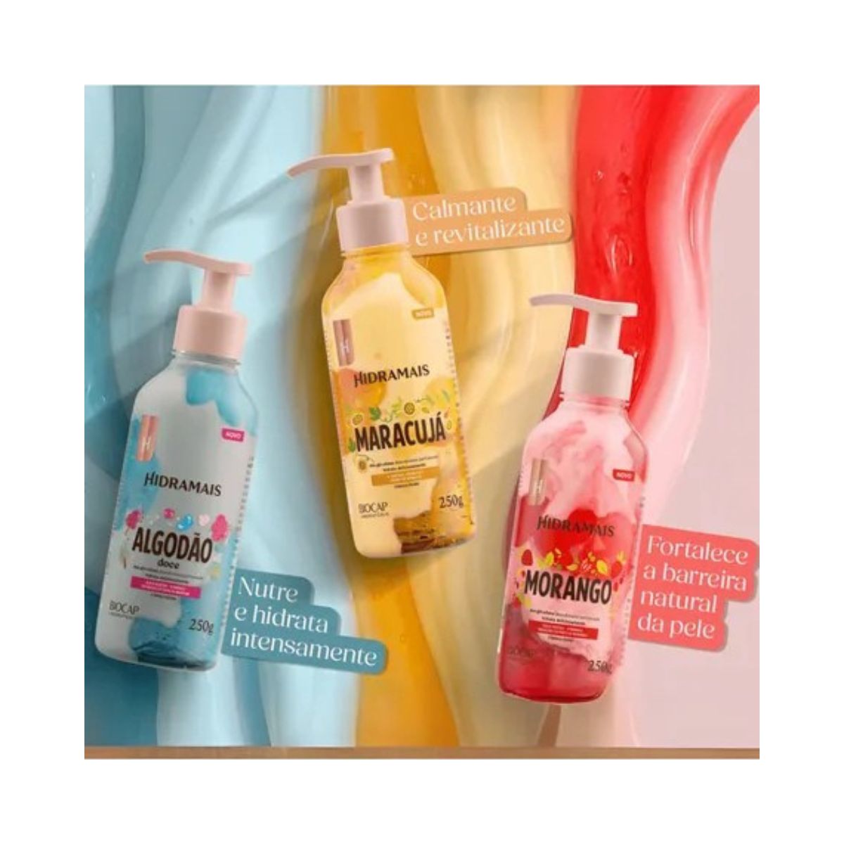 CREME HIDRATANTE DESODORANTE DUO GEL PERFUMADO MORANGO 250G
