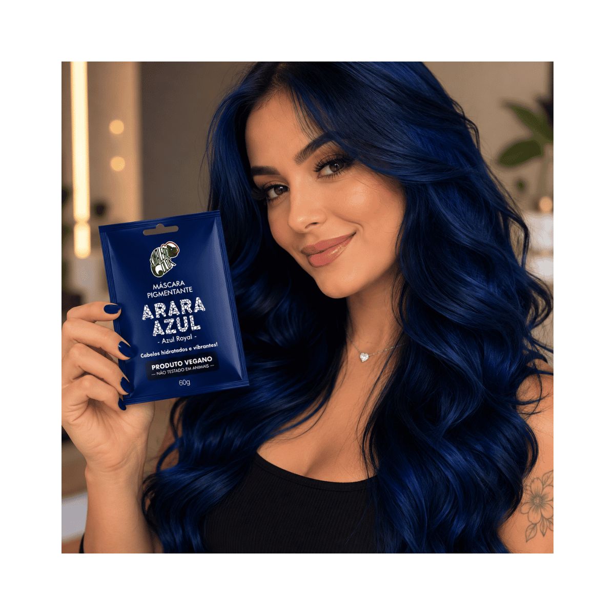 MÁSCARA PIGMENTANTE ARARA AZUL KAMALEÃO 60G