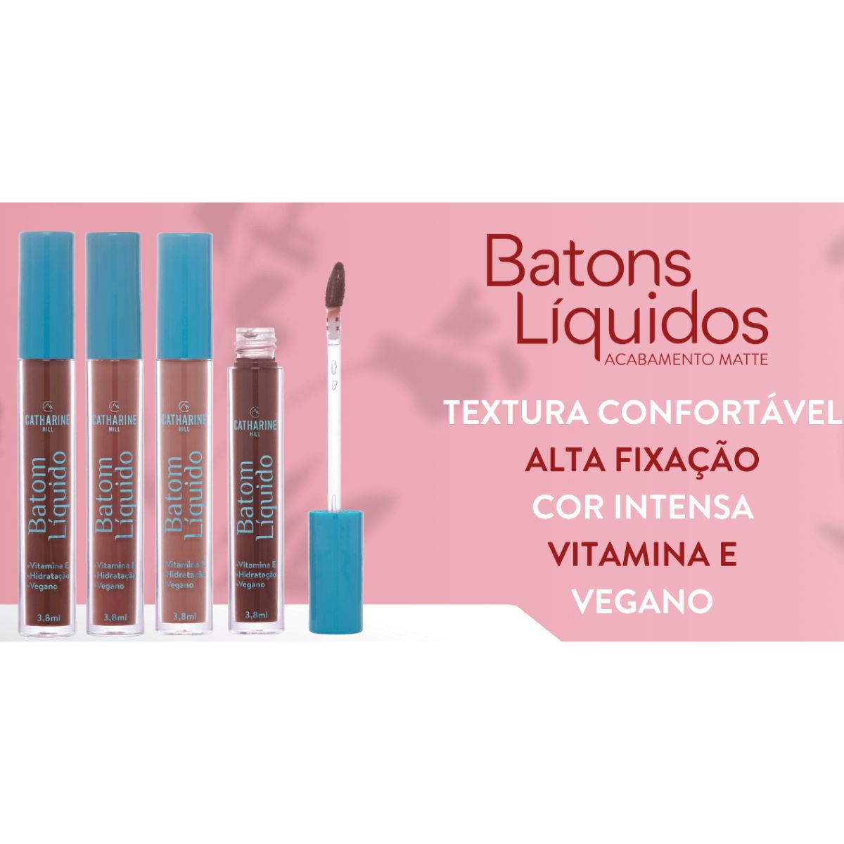 BATOM LÍQUIDO MATTE NEW LOOK CATHARINE HILL