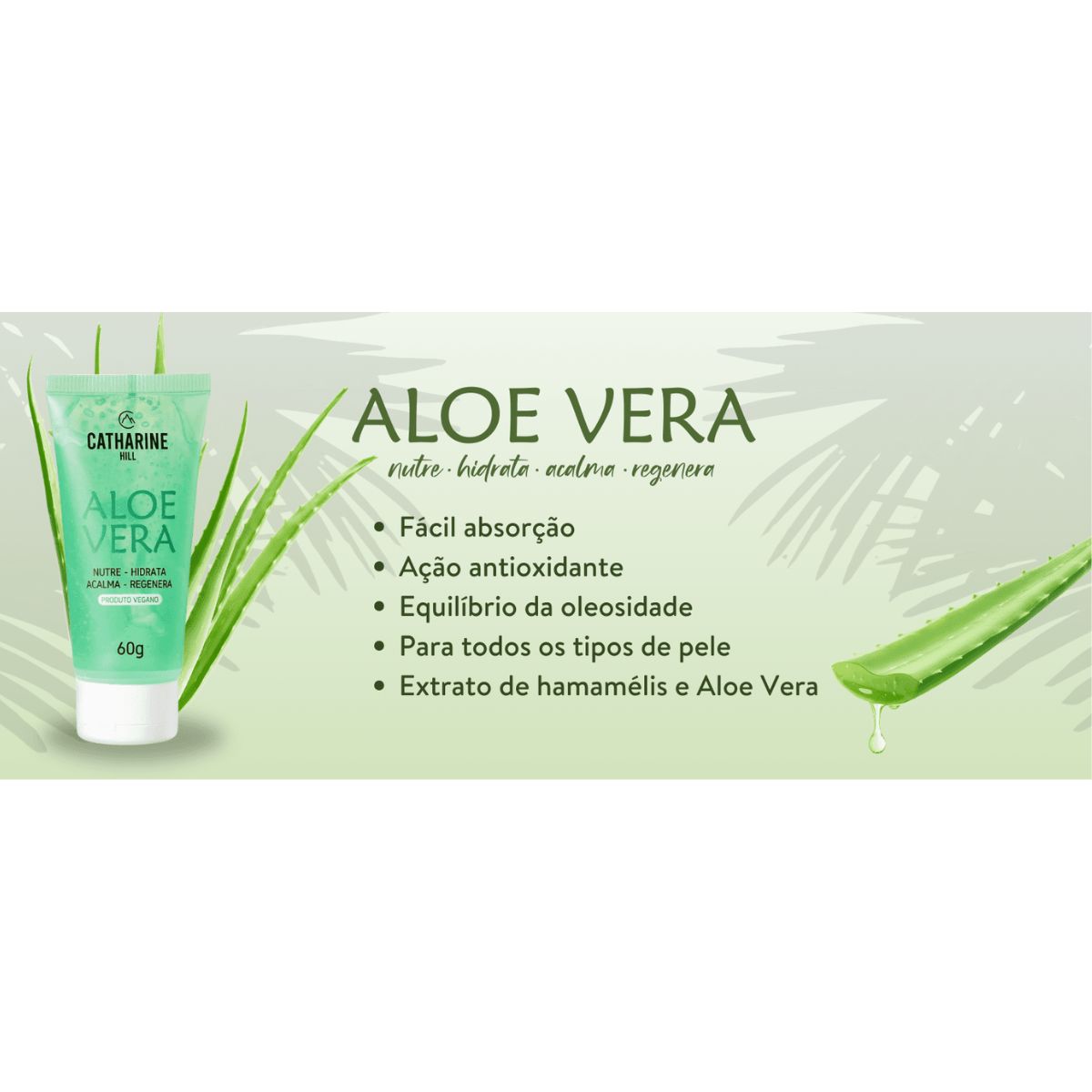 GEL FACIAL FRESHENER ALOE VERA CATHARINE HILL 60G