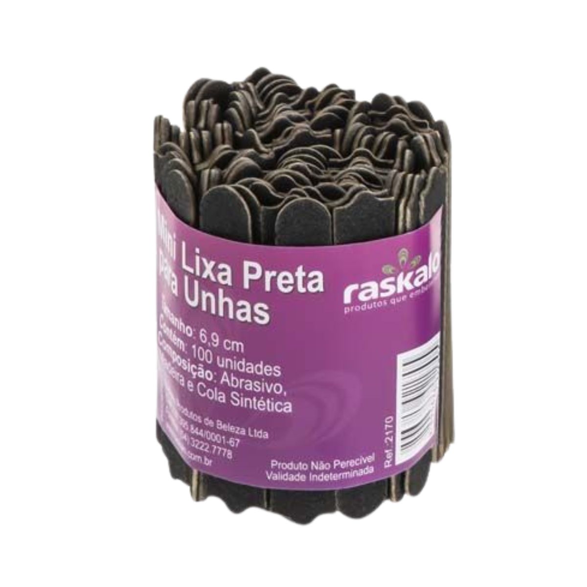 MINI LIXA RASKALO PRETA C/100 2170