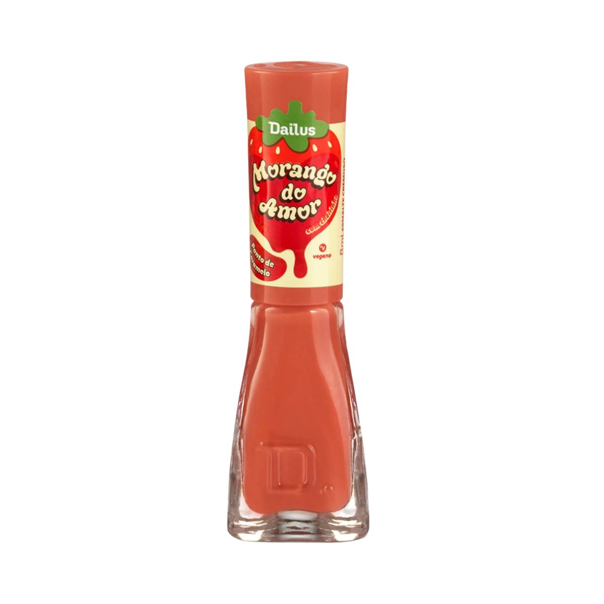 ESMALTE MORANGO DO AMOR PONTO DE CARAMELO DAILUS