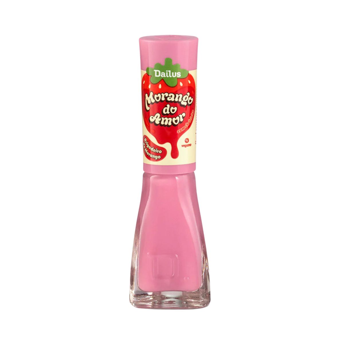 ESMALTE MORANGO DO AMOR BRIGADEIRO DE MORANGO DAILUS