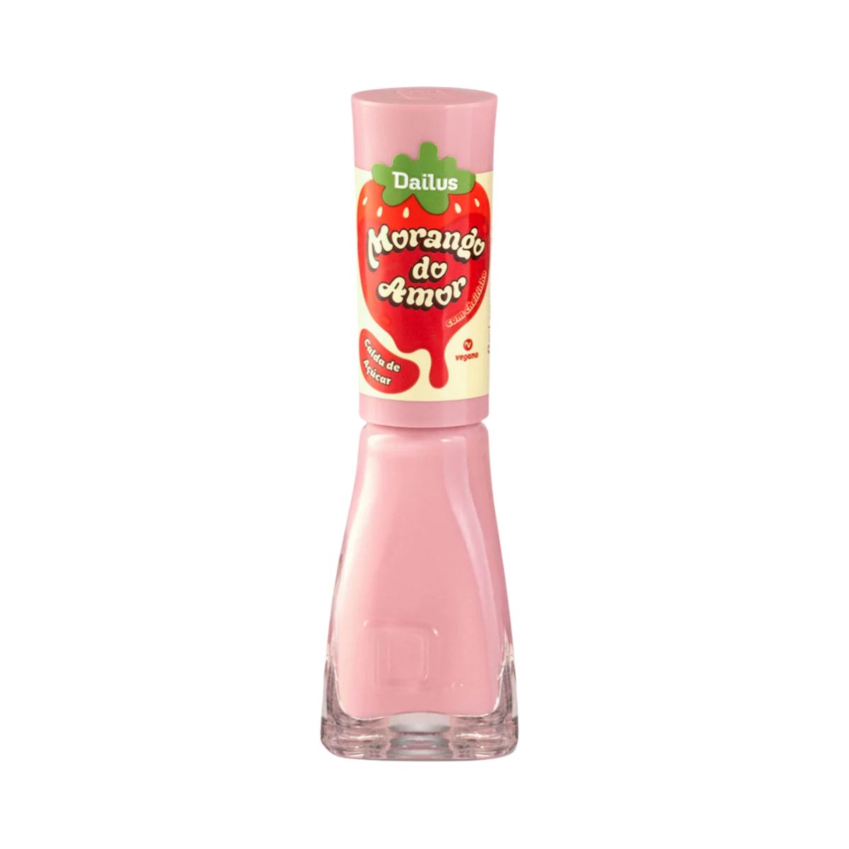 ESMALTE MORANGO DO AMOR CALDA DE AÇUCAR DAILUS