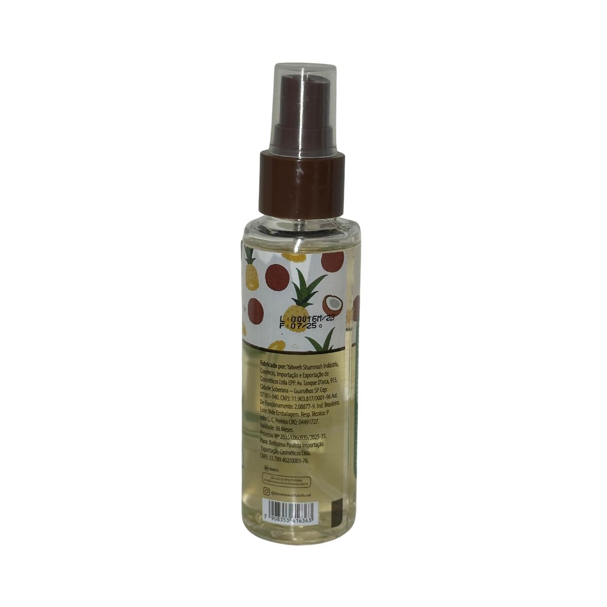 BODY SPLASH FACE BEAUTIFUL PINA COLADA 100ML