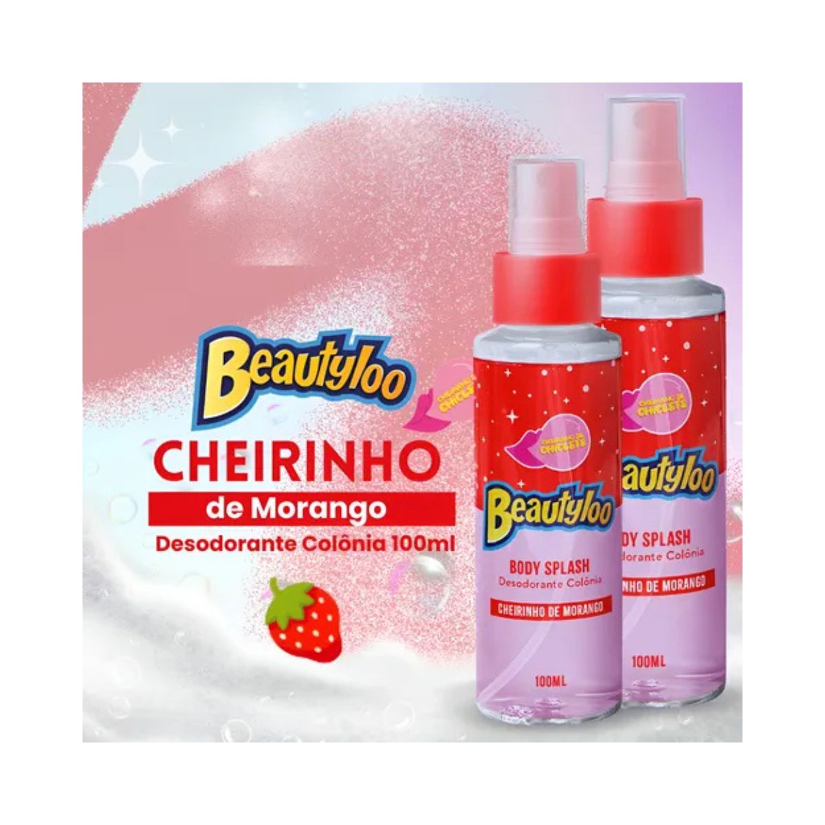 BODY SPLASH FACE BEAUTIFUL CHEIRINHO DE MORANGO 100ML