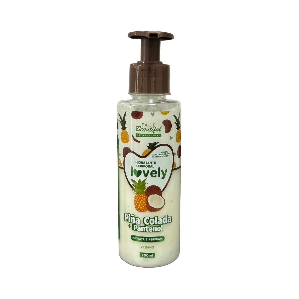 HIDRATANTE LOVELY FACE BEAUTIFUL PINA COLADA 200ML