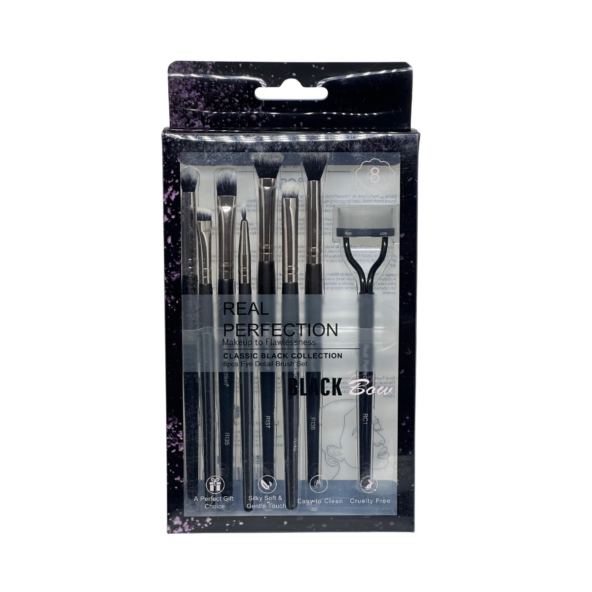 KIT REAL PERFECTION 7 PINCEIS+CURVADOR DE  CILIOS R2005