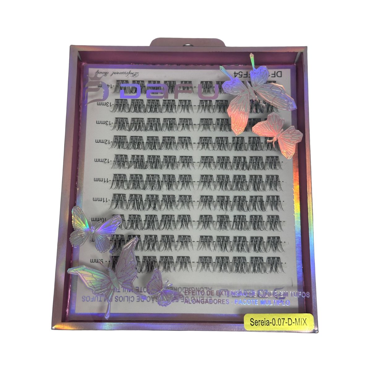 KIT EXTENSAO CILIOS DAFU SEREIA 0.07-D-MIX DF107-FF54